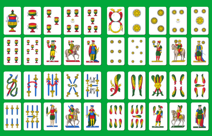 イタリアカード:carte da gioco:イタリアのトランプ